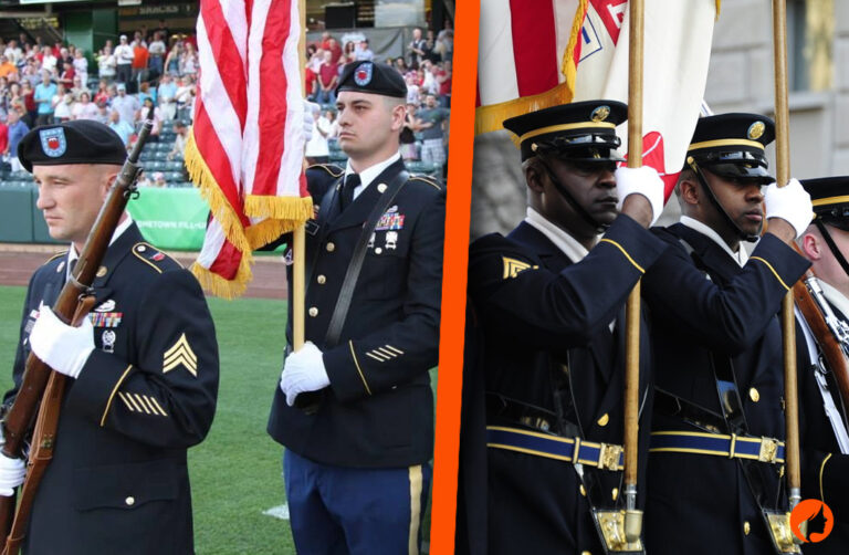 Outdoor Games Honoring Military Service
