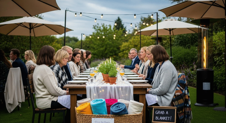 How Can I Keep Guests Comfortable at My Outdoor Dinner Party No Matter the Weather? How Can I Keep Guests Comfortable at My Outdoor Dinner Party No Matter the Weather?